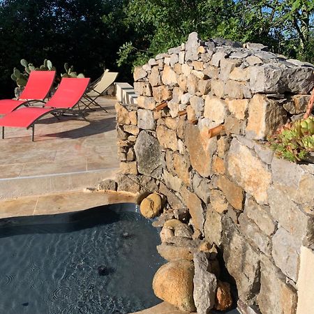 Le Mazet, Studio Avec Terrasse Et Acces Piscine Saint Alban Auriolles Exteriér fotografie