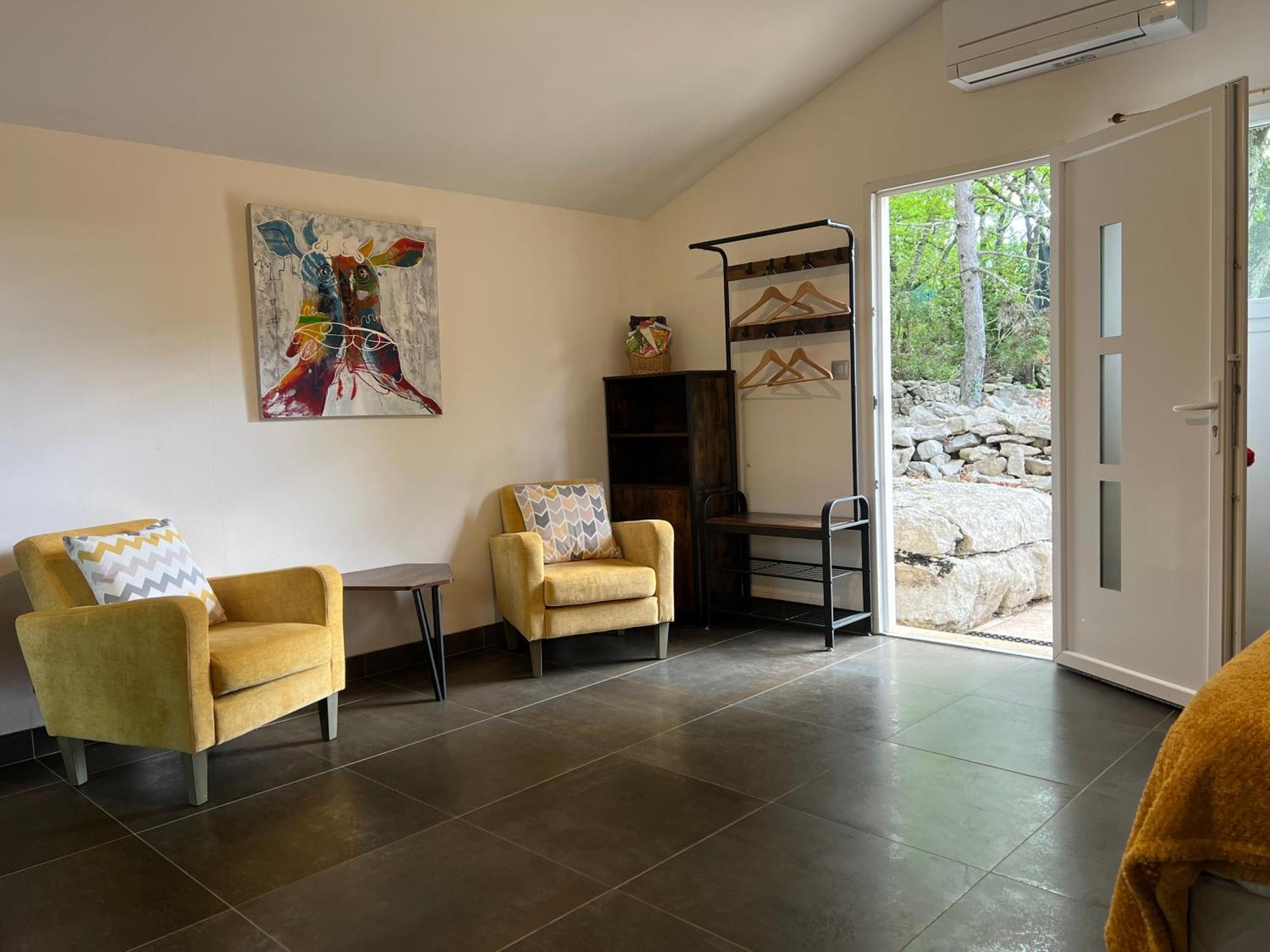 Le Mazet, Studio Avec Terrasse Et Acces Piscine Saint Alban Auriolles Exteriér fotografie